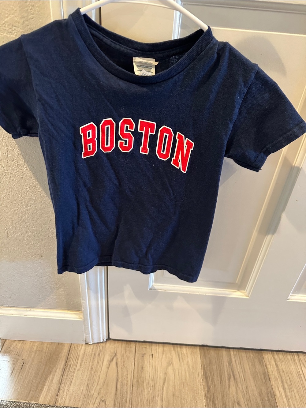 Kids Navy Boston Graphic Tee - Unbranded